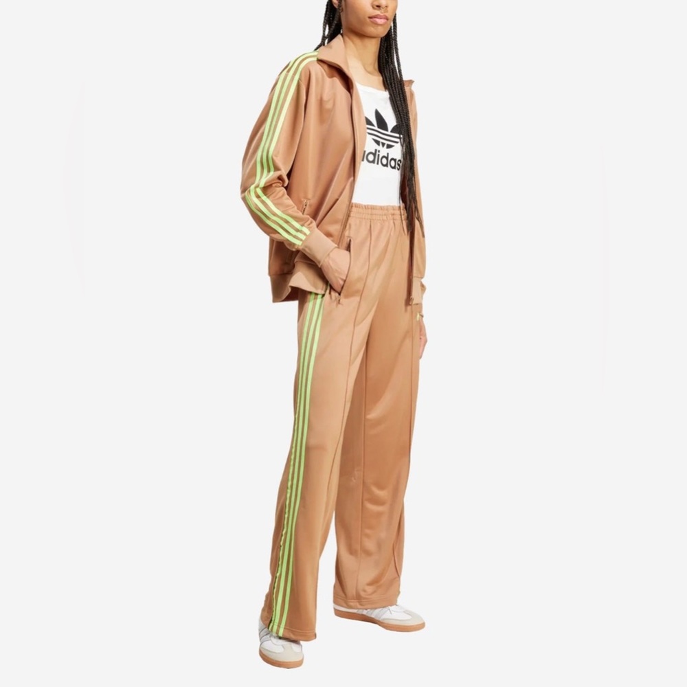 Adidas Originals Women’s Classic Loose Firebird Track Pants - Cardboard JW1230 - Picture 5 of 9